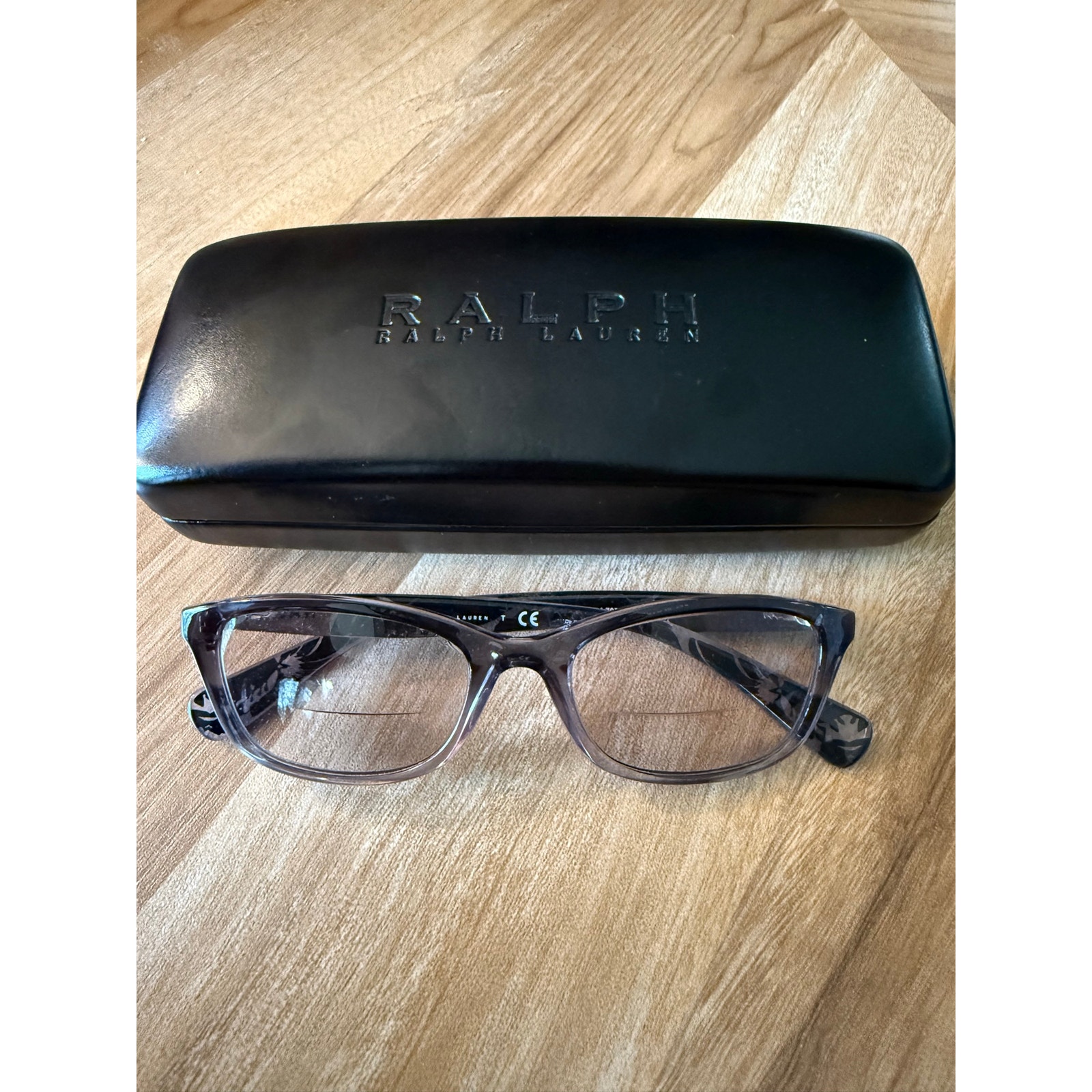 Ralph By Ralph Lauren Ra7072 Purple Animal Print Cat-Eye Eyeglasses